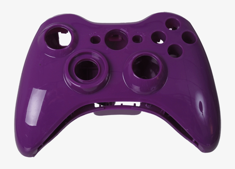 Glossy Purple Shell Front - Xbox 360 Controller, transparent png #5498785