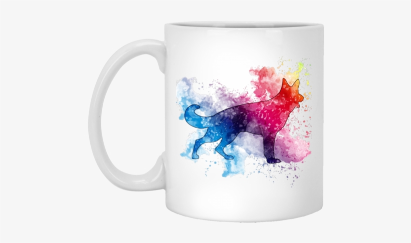 German Shepherd Watercolor 11 Oz - Ll Turn Out Alright In The End You Ll See, transparent png #550010