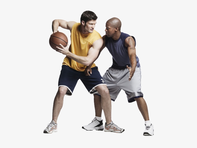 Get The Best Fitness Tips At Fitness Tips When Playing - People Playing Basketball Png, transparent png #550282