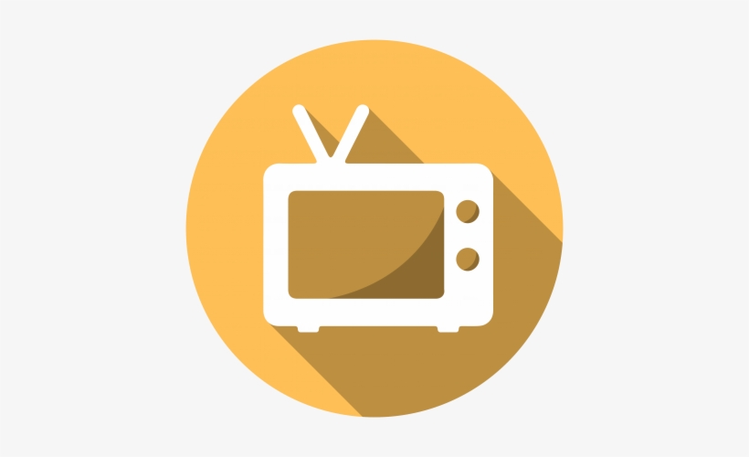 Icon Of A Television - Tv Icon, transparent png #550457