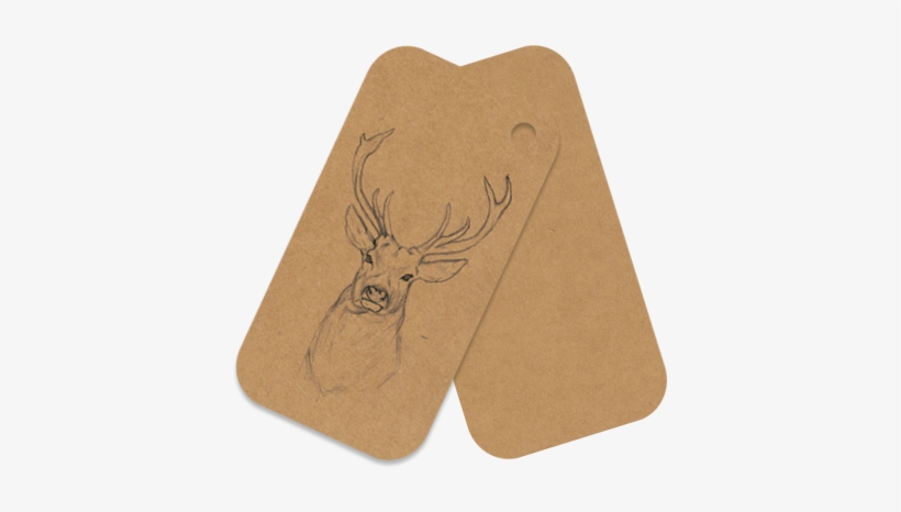 Gift-tag Shipping Tag - Elk, transparent png #550682