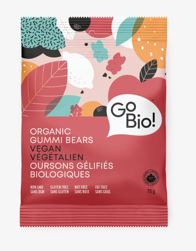 Vegan Gummi Bears Gobio Organics Png Product Gummi - Wine Gum, transparent png #550757