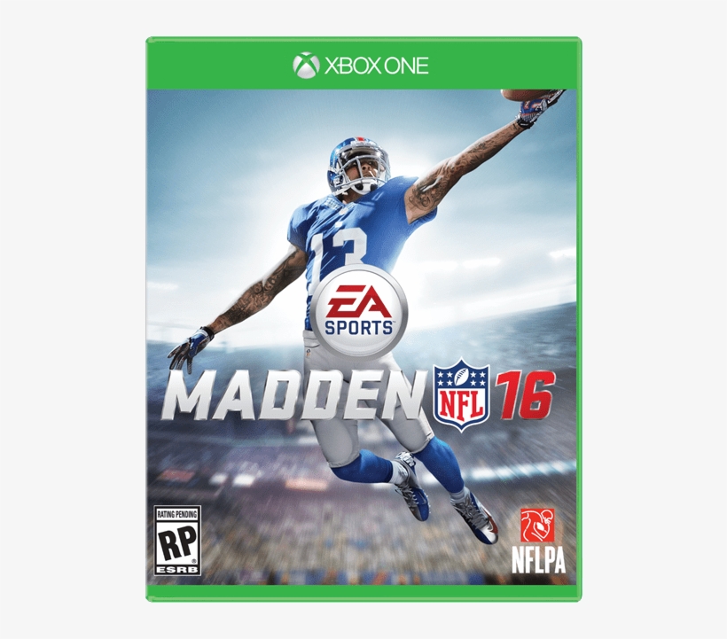 Giants Odell Beckham Jr - Madden 2016 Cover, transparent png #550873