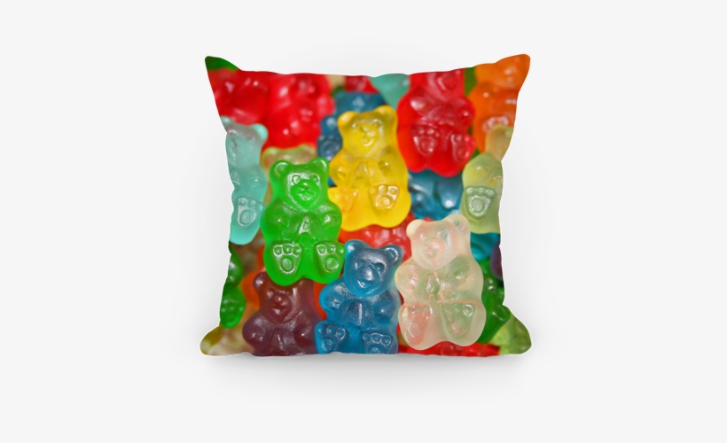 Gummy Bear Pillow Pillow - Gummy Bear Aesthetic, transparent png #550922