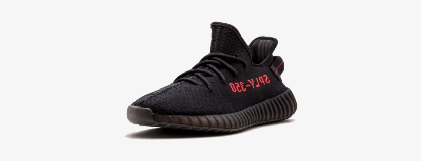 Adidas Yeezy Boost - Yeezy Boost 350 V2 Black Red Cp9652, transparent png #550967