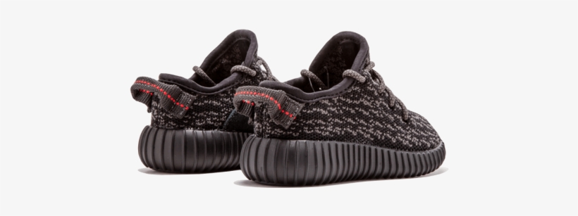 Adidas Yeezy Boost 350 Infant Pirate Black Pirblk/blugra/cblack - Shoe, transparent png #550990