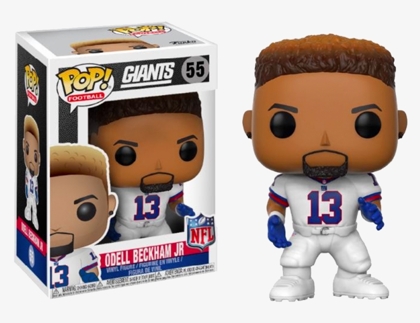 Odell Beckham Jr - Funko Nfl New York Giants Pop Odell Beckham Jr Vinyl, transparent png #550993