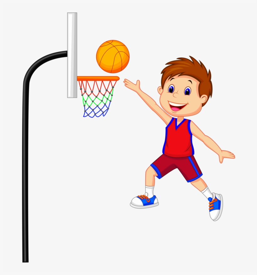 7 - Playing Basketball Clipart, transparent png #551405