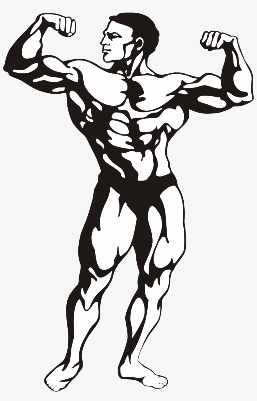 Body Builder Clip Art At Clker - Bodybuilder Clipart, transparent png #551483