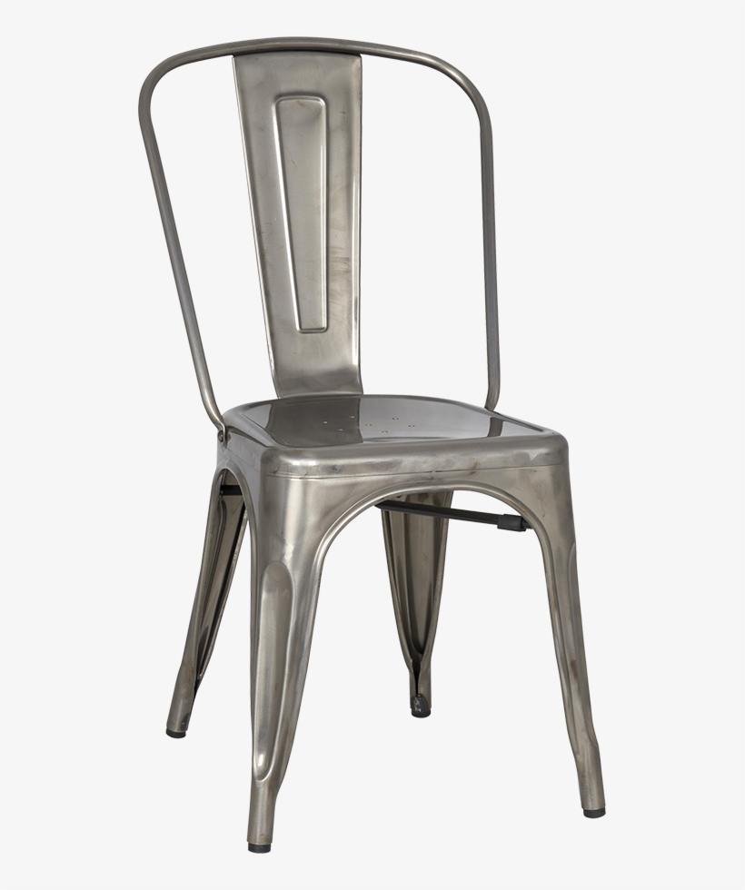 Xavier Silver Bistro Chair, transparent png #551775