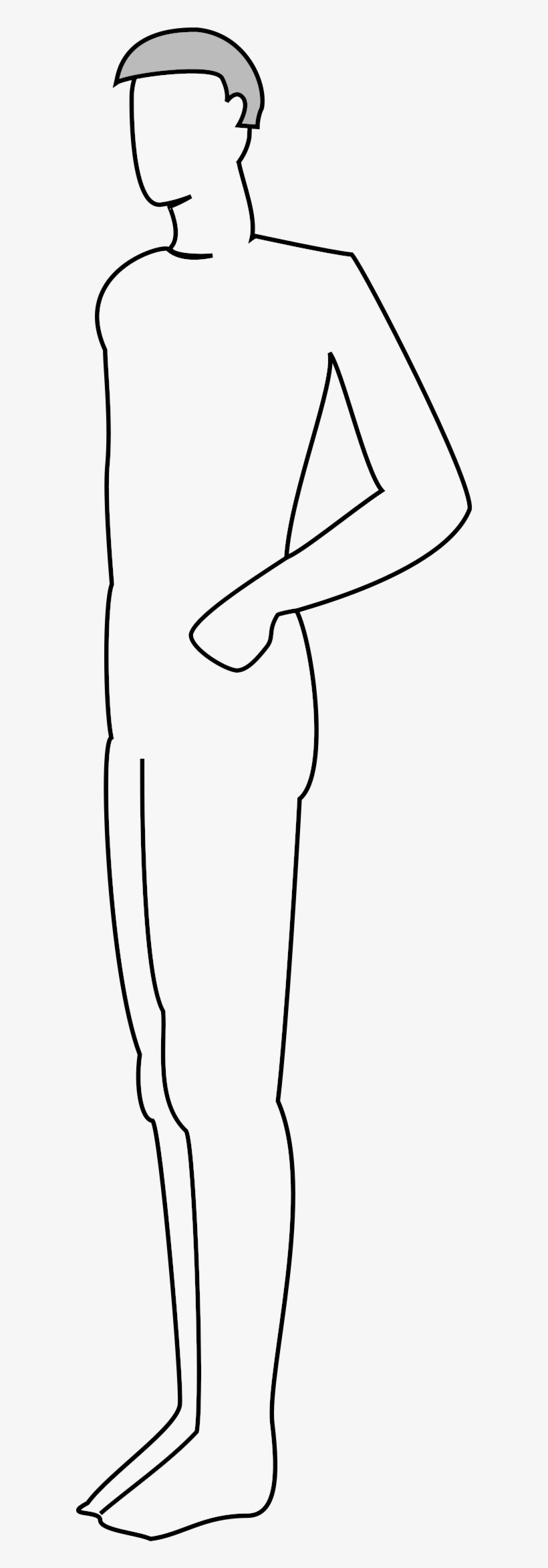 This Free Icons Png Design Of Male Body Silhouette, transparent png #551826