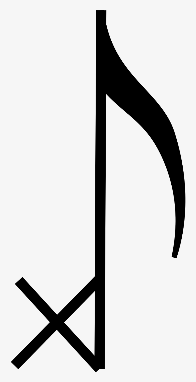 Open - Eighth Note, transparent png #551845