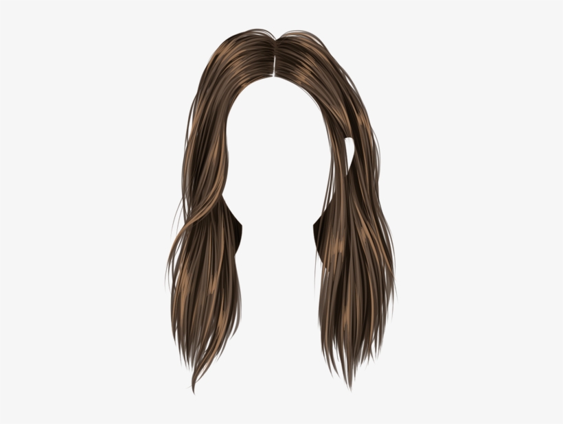 Messy Hair Png - Messy Brown Hair Png, transparent png #552034
