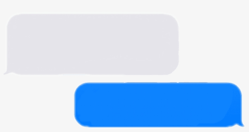 empty bubble text message iphone