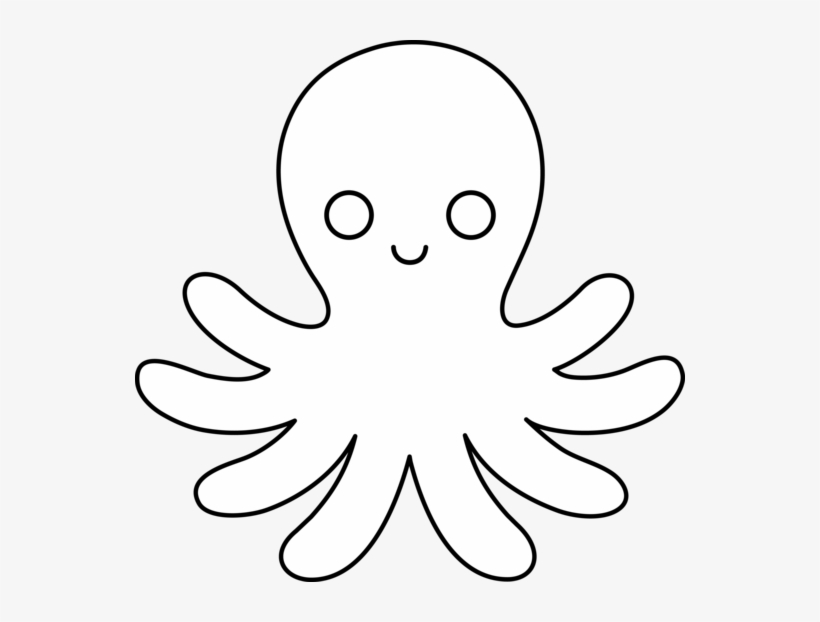 Octopus Outline SVG