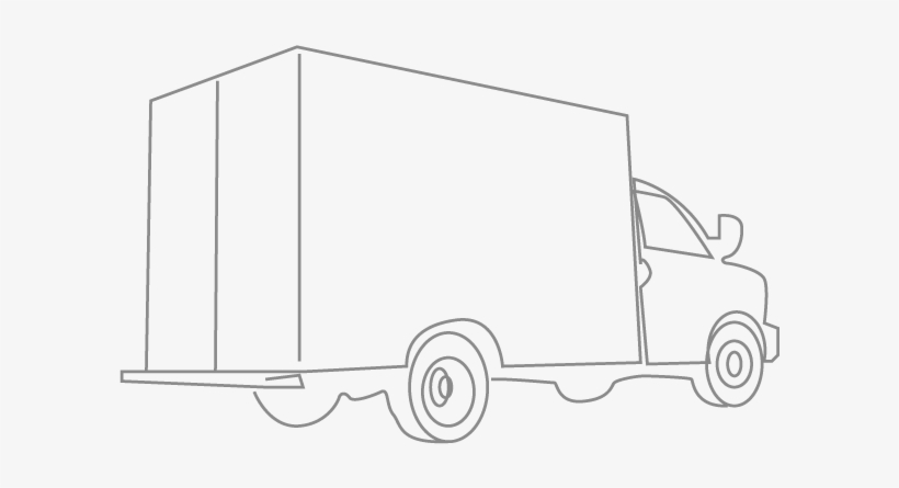 Van Body Trucks - Truck, transparent png #552682