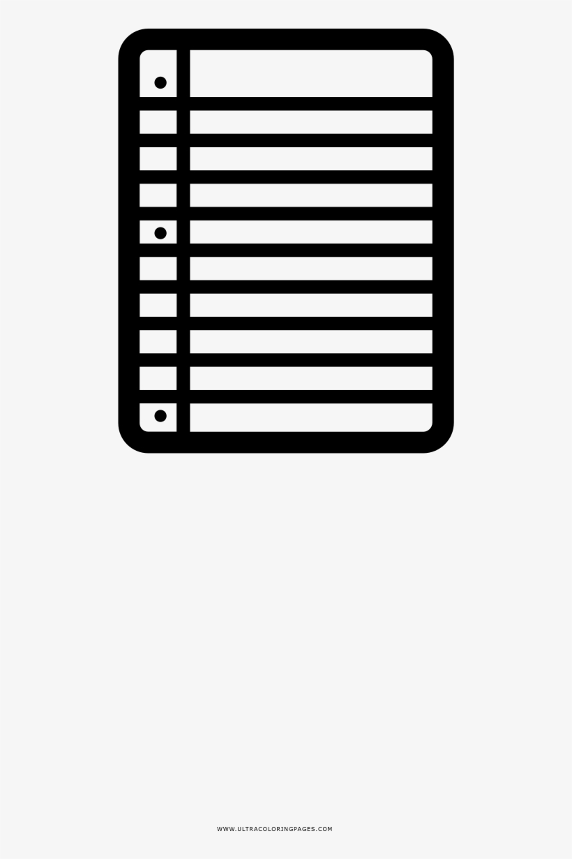 Lined Paper Coloring Page - Grille, transparent png #552841