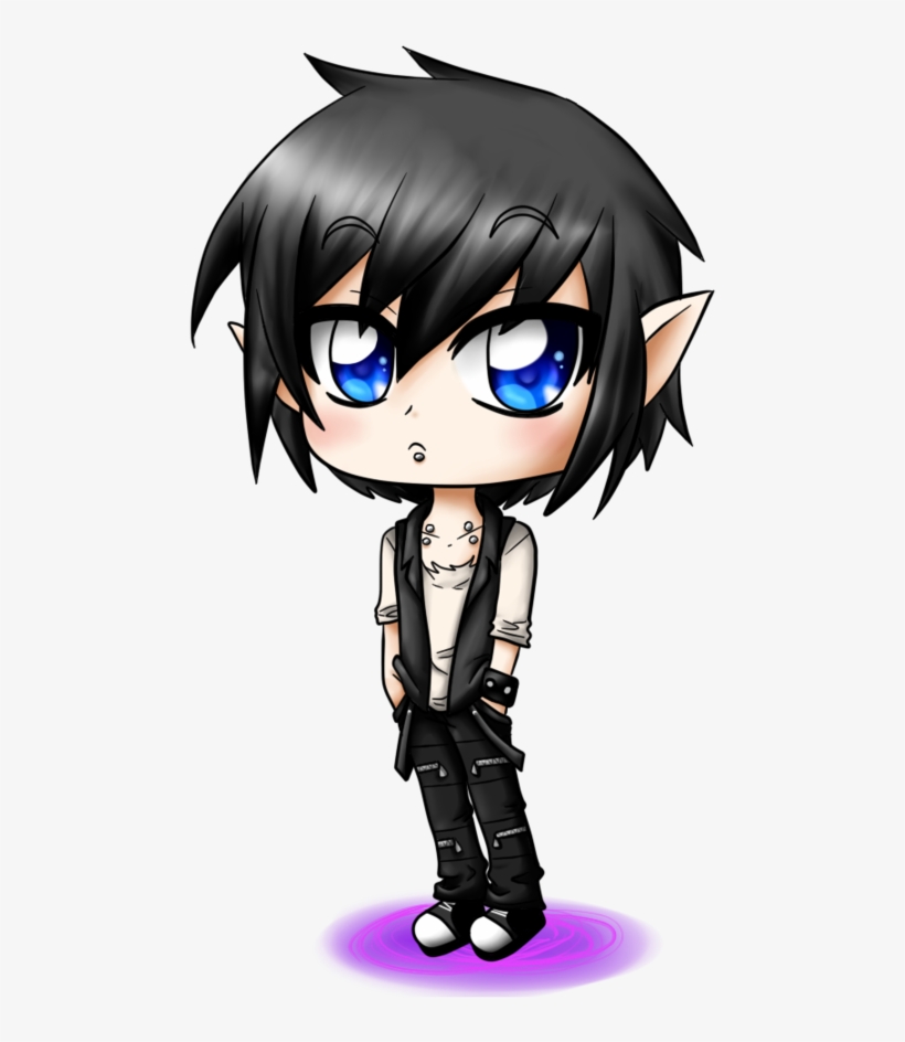 Anime Boy Hair - Anime Chibi Boy Png, transparent png #553409