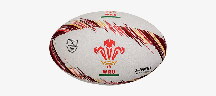 Wales Supporters Ball - Gilbert Wales Replica Mini Rugby Ball White, transparent png #554026