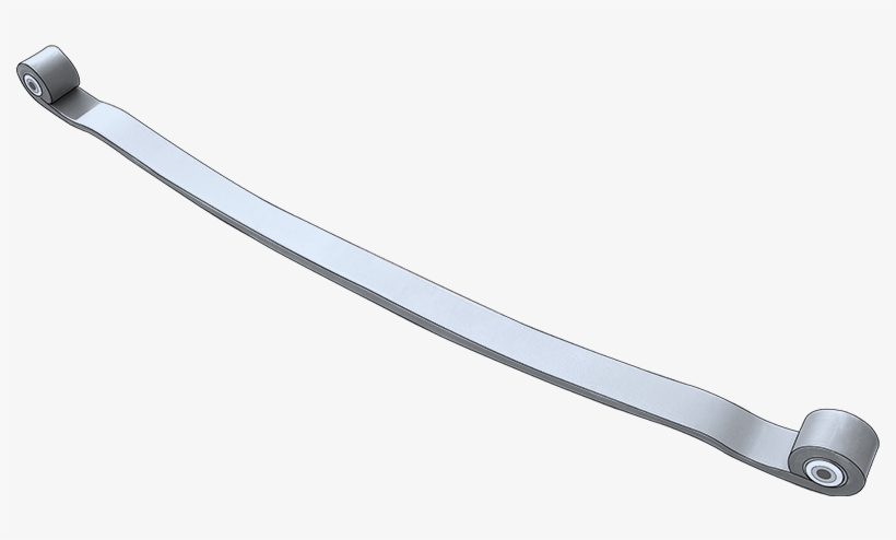 The Design Of This Leaf Spring Requires Steels Of Very - Muelles De Una Sola Hoja, transparent png #554674