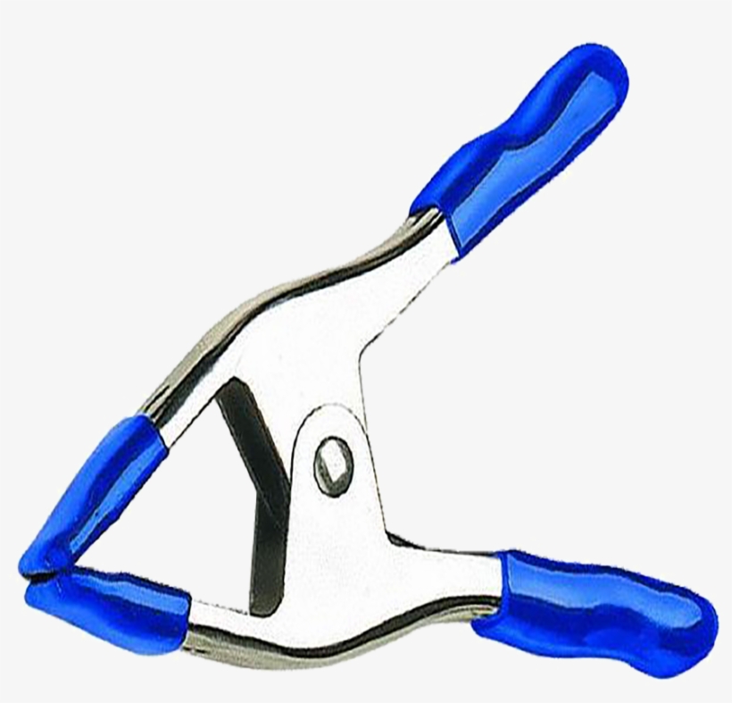 Metal Spring Clamps Include Soft-grip Pads For Easy - Slip Joint Pliers, transparent png #554731