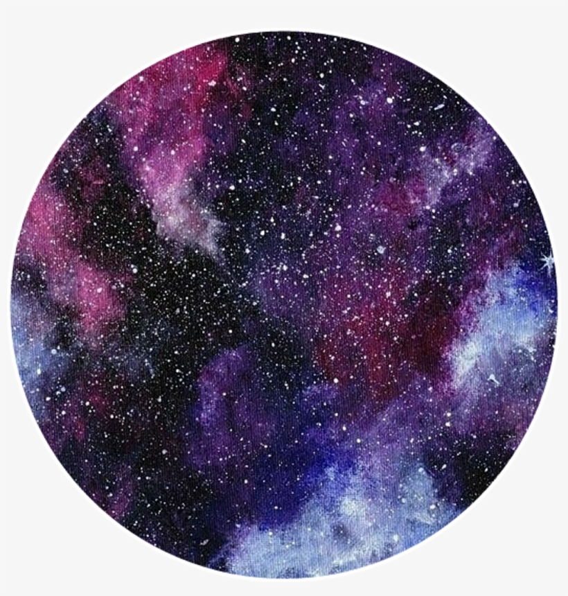 Free Download Galaxy Watercolor Png Clipart Samsung - Space Circle Png, transparent png #554809