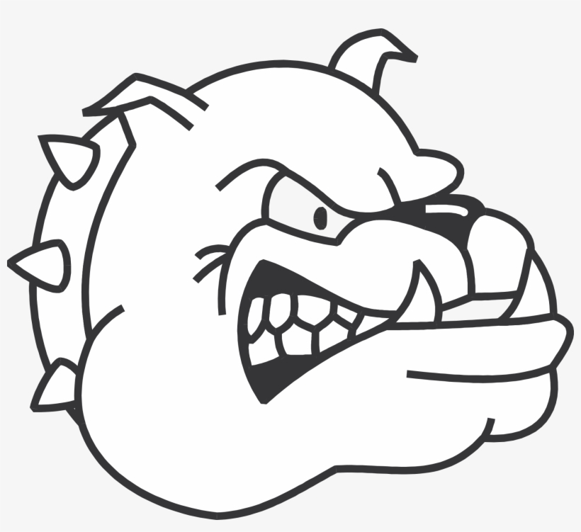 Dog Head Angry Bulldog Fangs Gambar Kepala Anjing Bulldog Free
