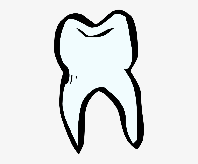 Fangs Clipart Black And White - Tooth Clipart Transparent Background, transparent png #555141