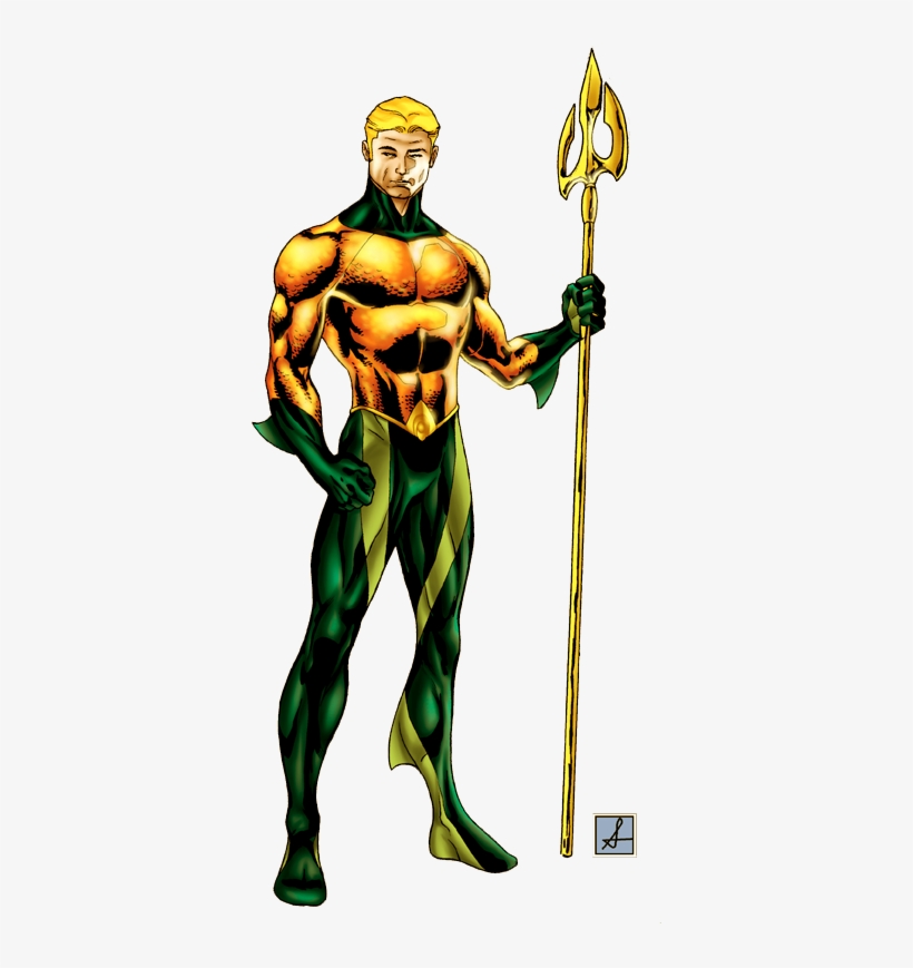 Aquaman Png Free Download - Aquaman Liga Da Justiça Desenho Png, transparent png #555157