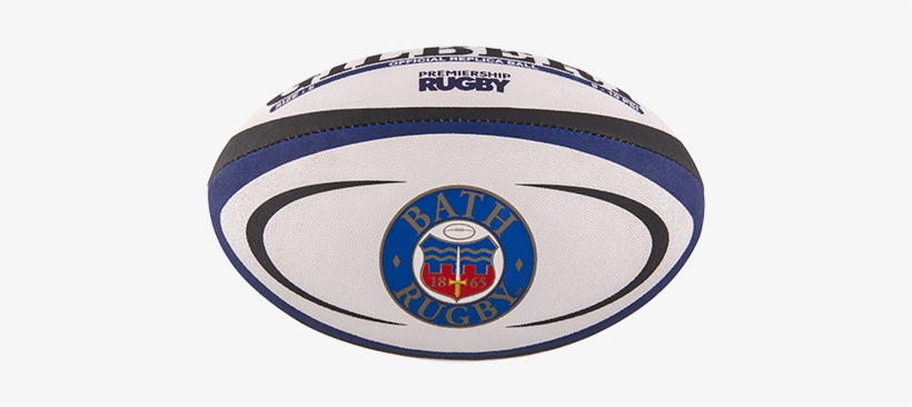 Gilbert Rugby Replica Bath Size 5 Panel - Gilbert Bath Rugby Supporter Rugby Ball, transparent png #555364
