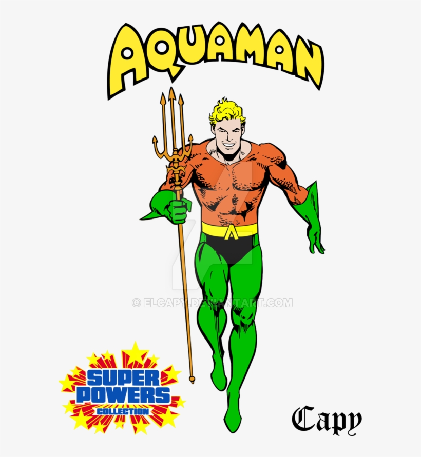 Aquaman By Elcapy - Aquaman Clip Art, transparent png #555383