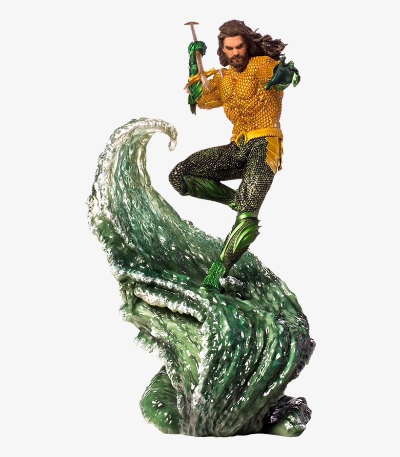 Aquaman Statue - Aquaman Iron Studios, transparent png #555423