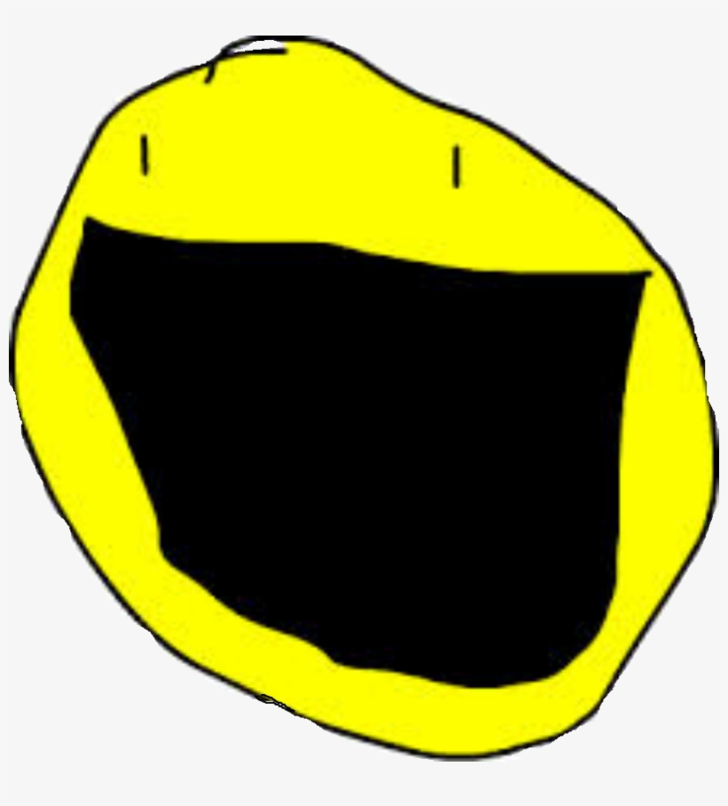 Yellow Face Omg - Bfdi Yellow Face Body, transparent png #555472