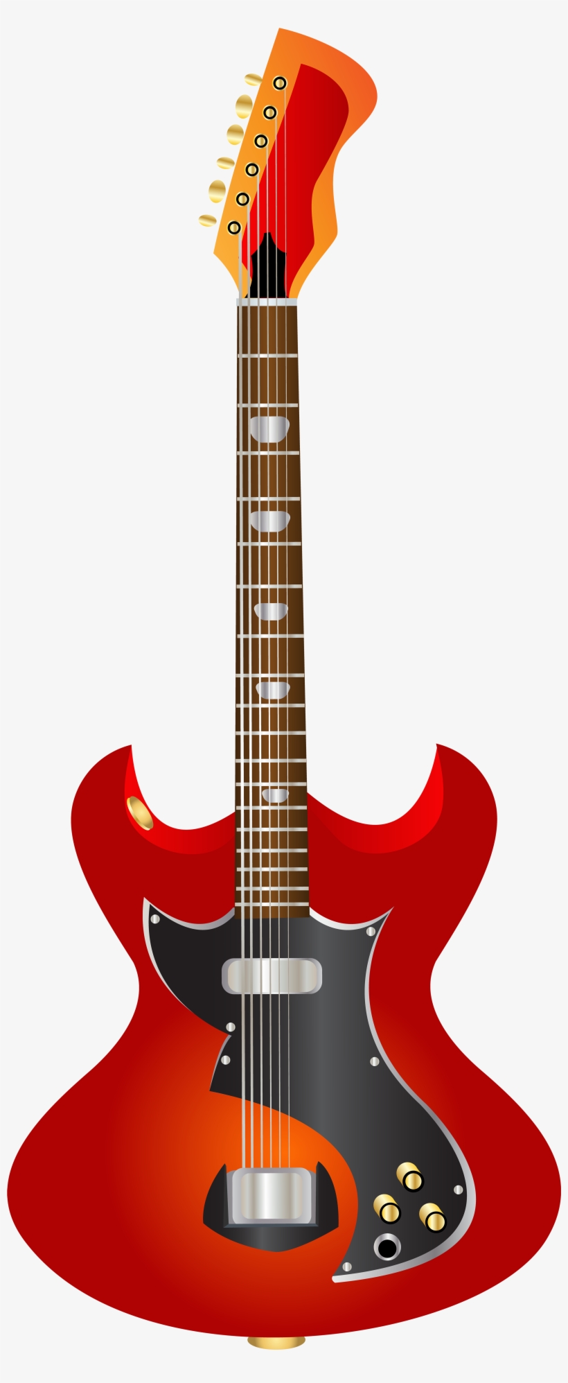 Guitar Png Clip Art - Png Clipart Of Guitars, transparent png #555523