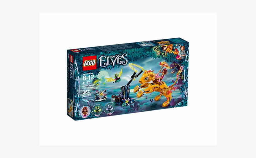 Elves ~ Azari & The Fire Lion Capture - Lego Elves Lion, transparent png #555567