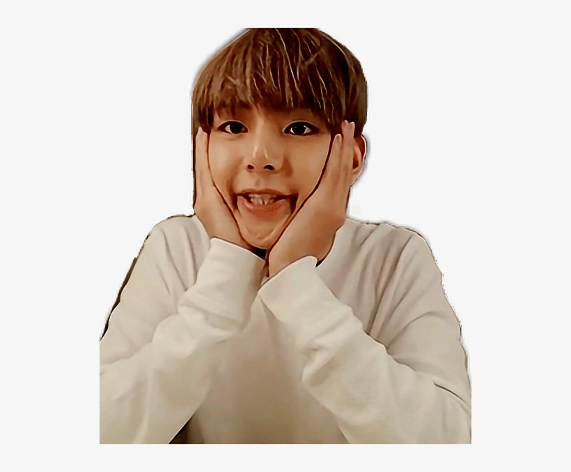 Bts V Taetae Taehyung Alien Niño Cute Army Omg Lol - Bts V Cute Face, transparent png #555773