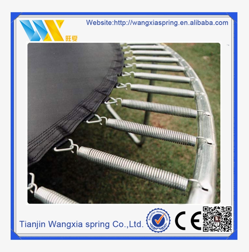 High Strength Double Free Length Spring Steel Trampoline - Worlds Biggest Springs On Trampoline, transparent png #555855