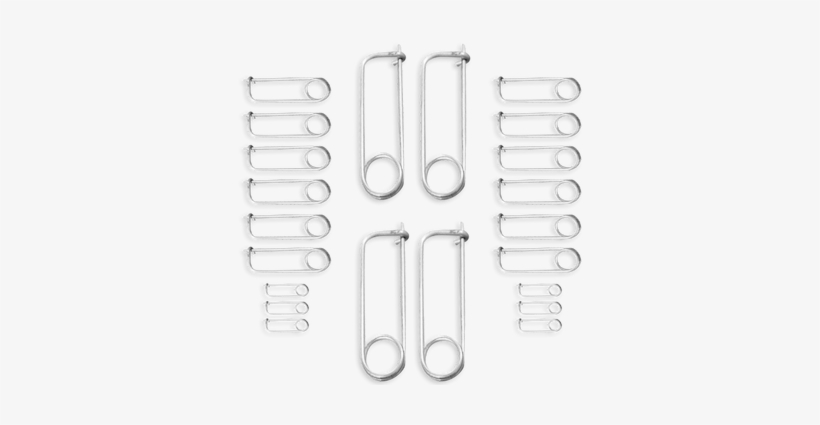 Moto-d Spring Clip Racing Safety Pins Assorted - Safety Pin, transparent png #555872