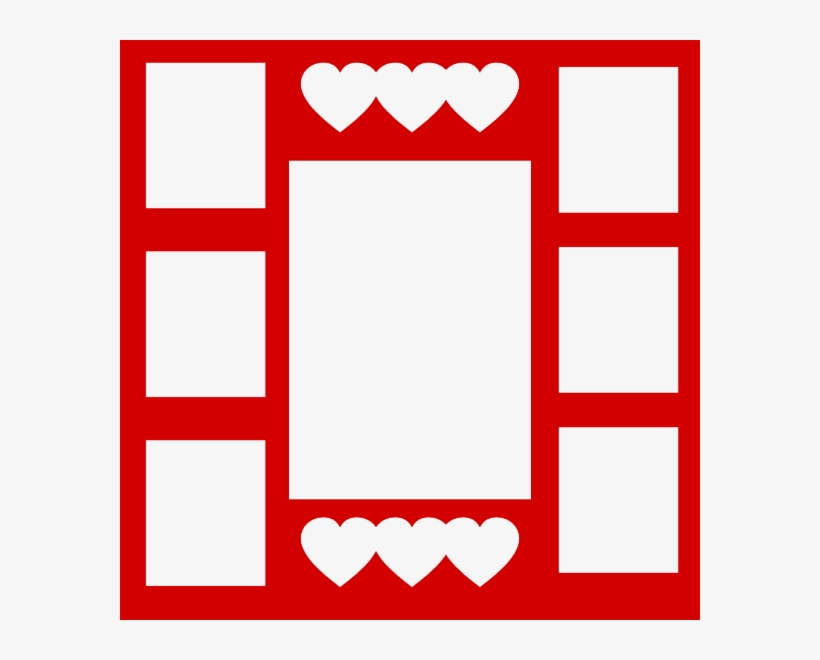 Valentine's Day Page Divider Svg - Scrapbooking, transparent png #556319
