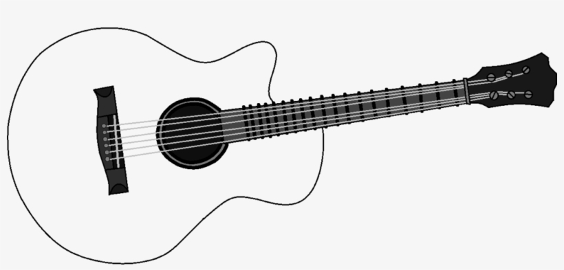Guitar Outline Png - Guitar Clipart Outline Png, transparent png #556505