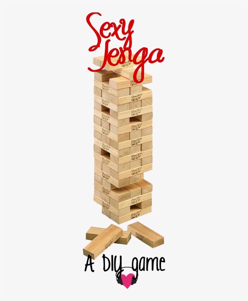How To Make A Sexy Jenga Game - Hasbro - Jenga, transparent png #556743