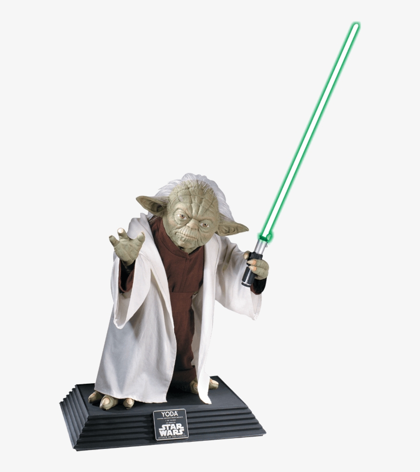 Collectors Edition Life Size Yoda Statue - Yoda Life-size Statue - Star Wars, transparent png #556796