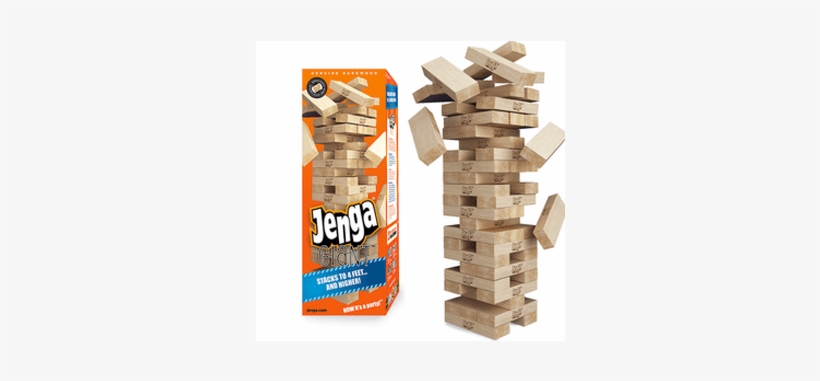 Jenga Giant Genuine Hardwood Game, transparent png #556882