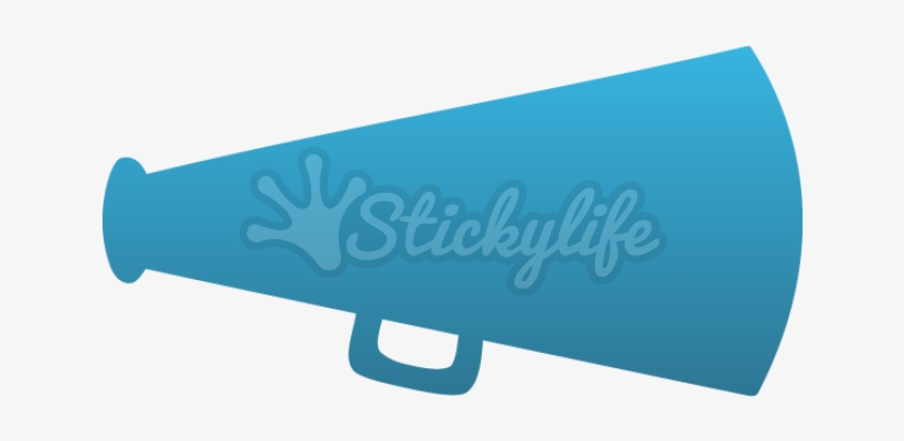 Megaphone Temporary Tattoo - Megaphone Decal, transparent png #557370