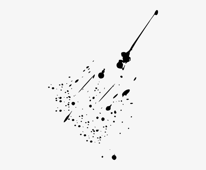 Paint Splatter Clip Art At Clker - Ink Splatter Clip Art, transparent png #557421