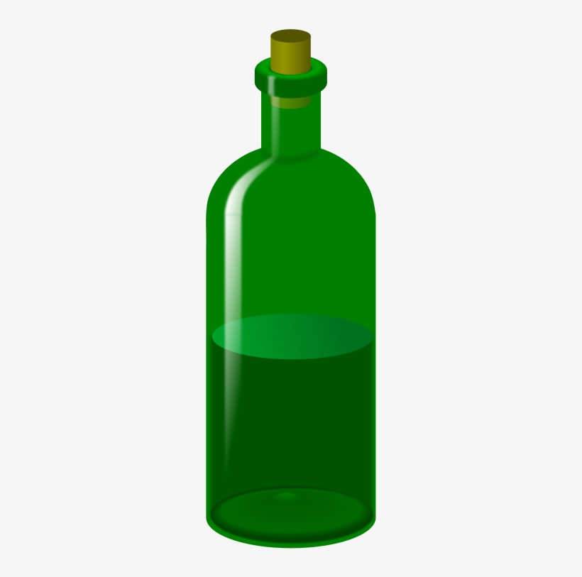 Bottle Free Clipart Graphic Black And White - Bottle, transparent png #557543