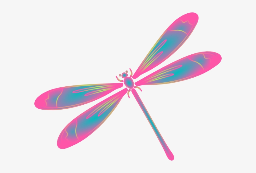 How To Set Use Dragonfly In Flight Blue Green Pink, transparent png #557896
