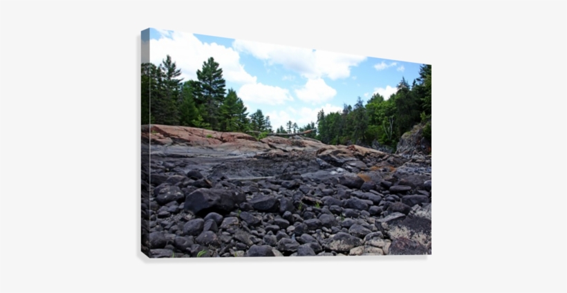 On The Rocks Canvas Print - Outcrop, transparent png #558049