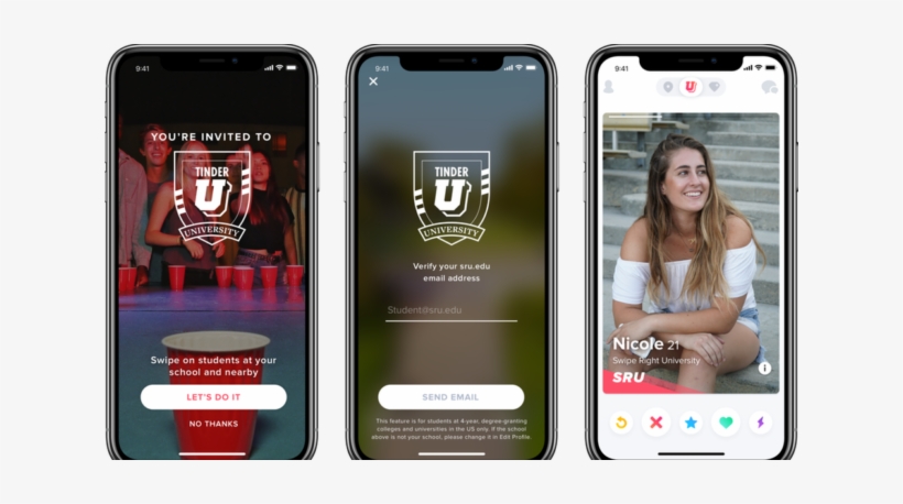 On A College Campus Your Smartphone Can Check You Into - Tinder University, transparent png #558390