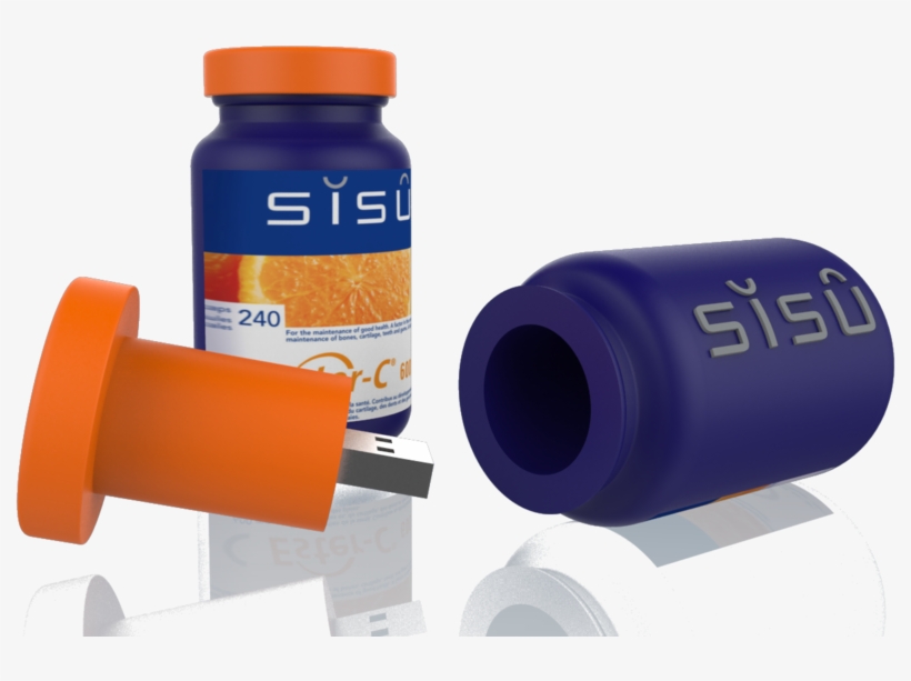 Pill Bottle - 2251 - Plastic, transparent png #558435